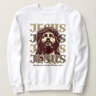 Jesus Risen - Jesus Christ Artistic Sweatshirt