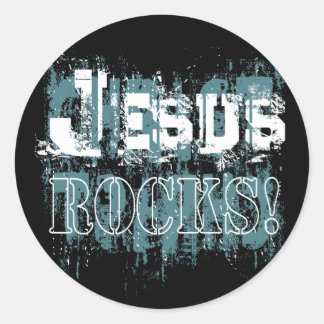 Jesus Rocks ! Autocollant
