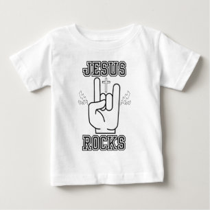 Jesus Rocks Biblical Festival Baby T-Shirt