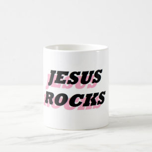JESUS ROCKS COFFEE MUG