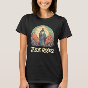 Jesus Rocks Musician Rocker Christ T-Shirt