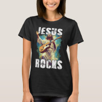 Jesus Rocks With Guitar - Funny Christian Rocks Ch