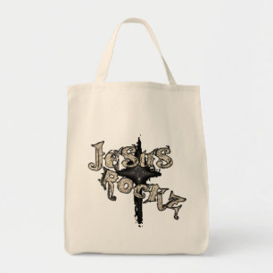 Jesus Rockz Christian Tote Bag