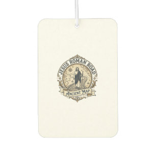 Jesus Roman Road Ancient Map Jesus Roman Road Anci Air Freshener
