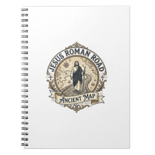 Jesus Roman Road Ancient Map Jesus Roman Road Anci Notebook