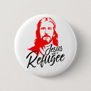 Jesus Round Button