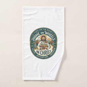 Jesus RV Camper Life Vintage Shirt Christian Graph Hand Towel