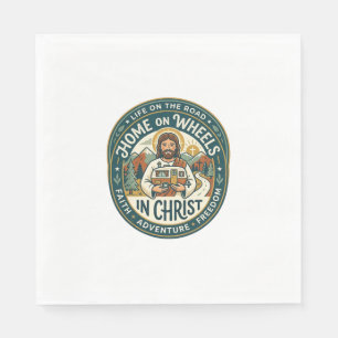 Jesus RV Camper Life Vintage Shirt Christian Graph Napkin