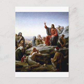 Jesus 's Sermon-on-The-Mount-by-Bloch Postcard