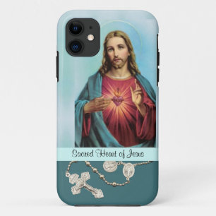 Jesus Sacred Heart Benediction & Rosary iPhone 11 Case