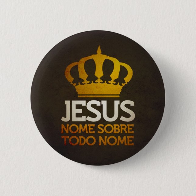 Jesus Salverd 2 Inch Round Button (Front)