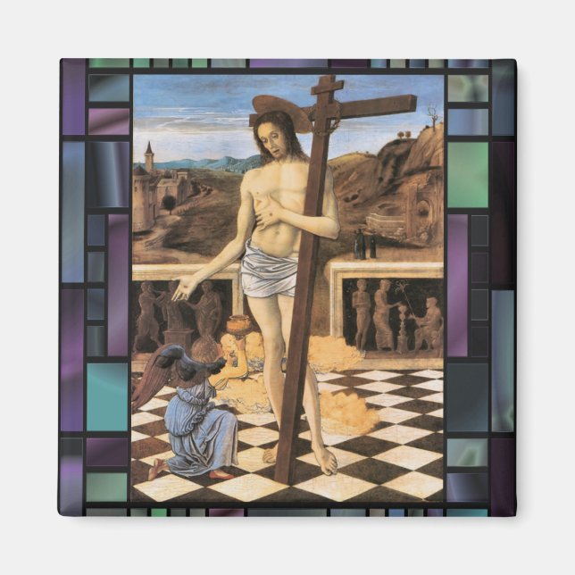Jésus Sang Du Rédempteur Aimant Religieux (Devant)