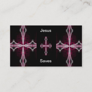 Jésus sauve des cartes de visite