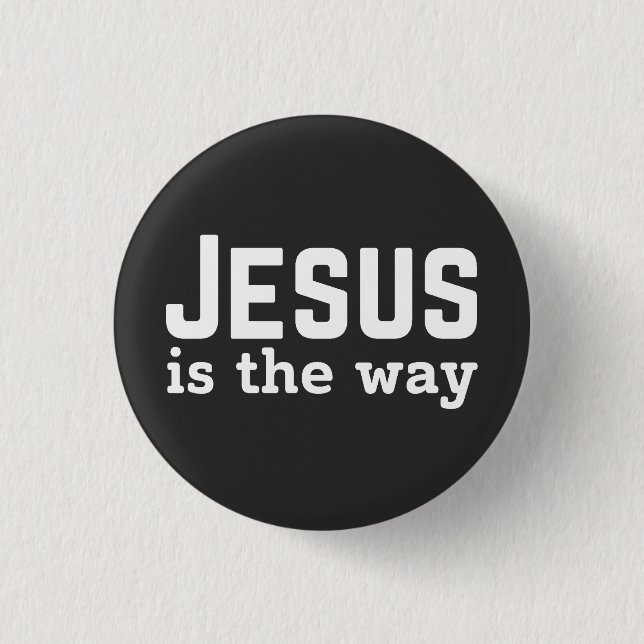 Jesus Saves  1 Inch Round Button (Front)