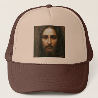 JESUS SAVES AWESOME GEAR BY EKLEKTIX TRUCKER HAT