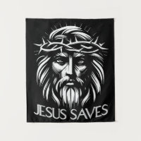 Jesus Saves - Bold Christian Art