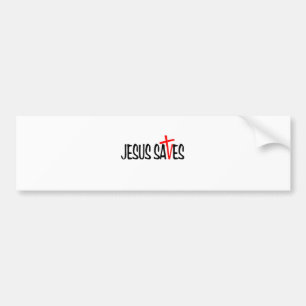 Jesus Saves Bumper Sticker