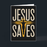 Jesus Saves Christian Faith Devotion Believer  Card<br><div class="desc">Jesus Saves Christian Faith Devotion Believer</div>