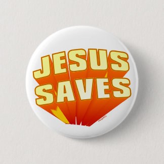 Jesus Saves christian gift 2 Inch Round Button