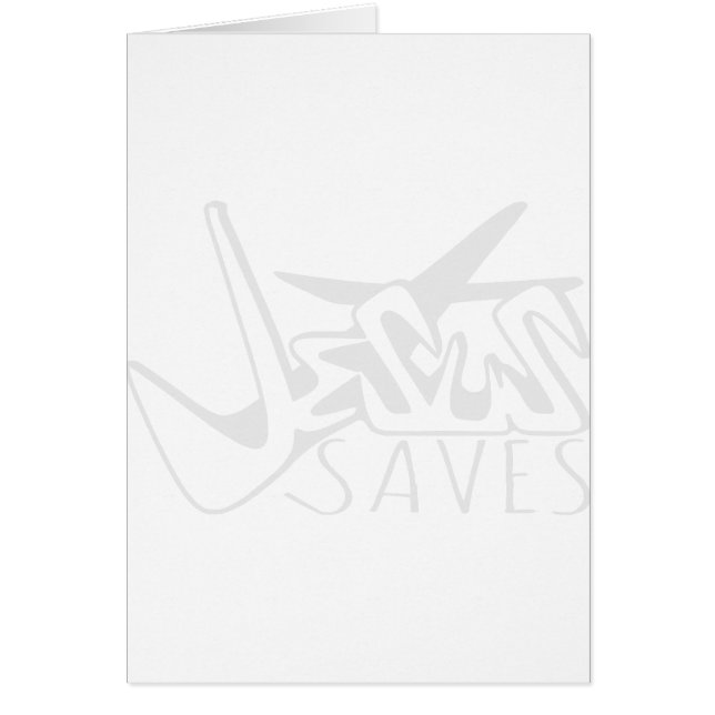 JESUS SAVES GRAFFITI  (Front)