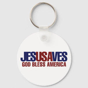 Jesus Saves Keychain