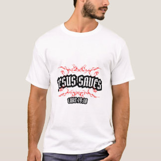 Jesus Saves – Luke 19:10 Christian Shirt