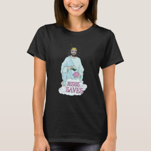 Jesus Saves Money Pig Bank Savings T-Shirt
