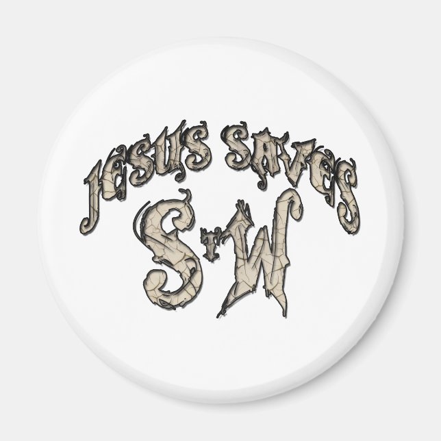 Jesus Saves Spread the Word Magnet (Front)