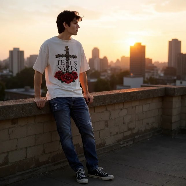 Jesus Saves Tee (Creator Uploaded)