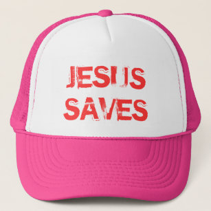 JESUS SAVES TRUCKER HAT