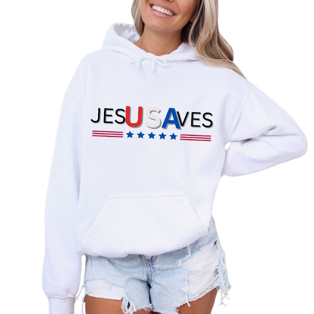 JESUS SAVES USA SWEATSHIRT (Creator Uploaded)