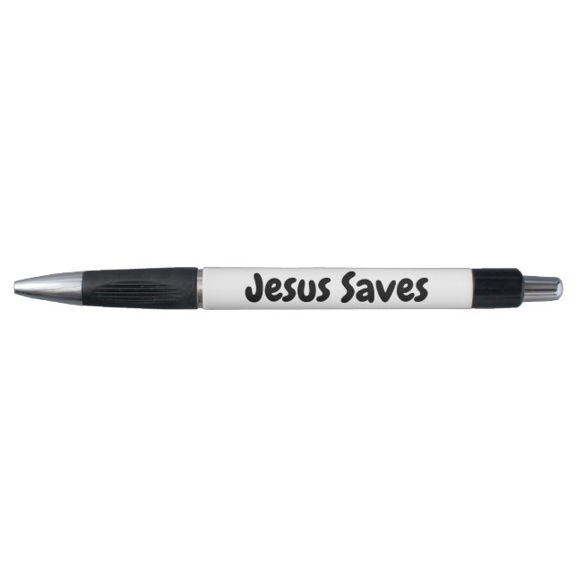 Jesus Saves - We Just Help You Find Him Pen (Front)