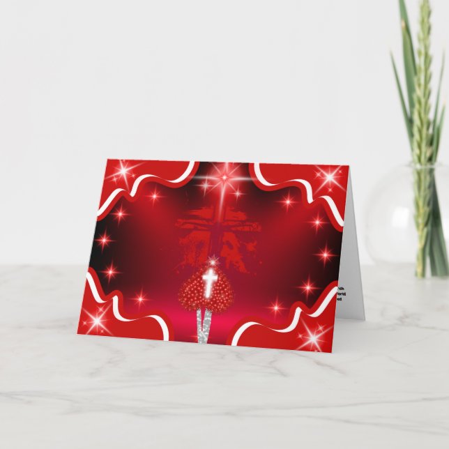 Jesus Saviour Redeemer Greeting Card (Front)