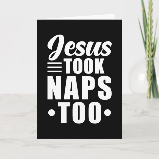 Jesus Saying Funny Card (Front)