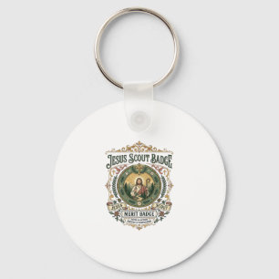 Jesus Scout Badge Merit Badge Jesus Scout Badge Me Keychain