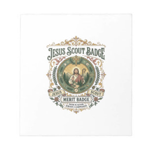 Jesus Scout Badge Merit Badge Jesus Scout Badge Me Notepad