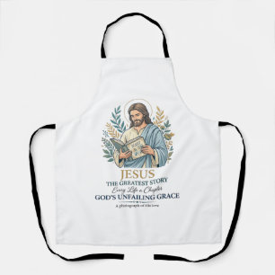 Jesus Scrapbooking Memory Keeping Mom Vintage Shir Apron