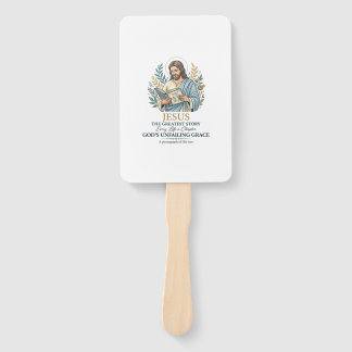 Jesus Scrapbooking Memory Keeping Mom Vintage Shir Hand Fan