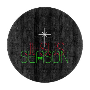 Jesus Season Cutting Board