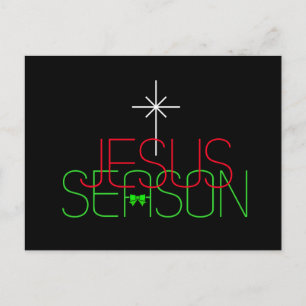 Jesus Season Postcard