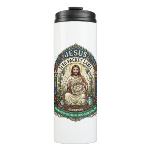 Jesus Seed Packet Label Jesus Seed Packet Christia Thermal Tumbler