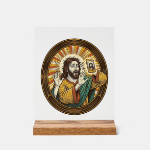Jesus Selfie Accidentel avec la caméra frontale et