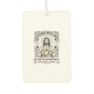 Jesus Sewing Quilting Shirt Christian Graphic_1 Air Freshener