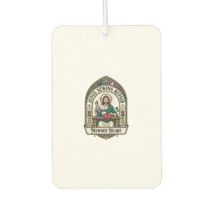 Jesus Sewing Repair Mended Heart Jesus Sewing Repa Air Freshener