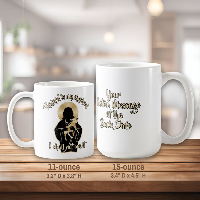 Jesus Shepherd Coffee Mug (Creator Uploaded)