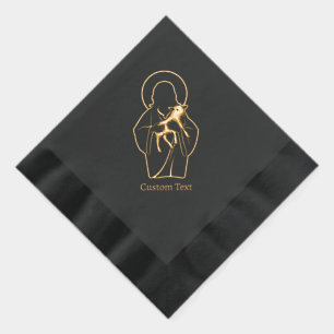 Jesus Shepherd Foil Napkins