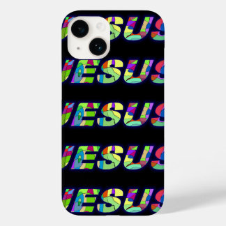 Jesus Sign In Multi Colours  Case-Mate iPhone 14 Case