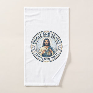 Jesus Singleness Waiting Season Shirt Faith Based Hand Towel