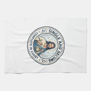 Jesus Singleness Waiting Season Shirt Faith Based  Kitchen Towel