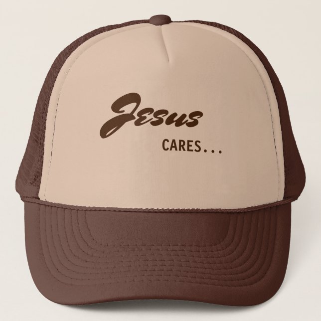 Jésus s'inquiète le casquette de camionneur (Devant)